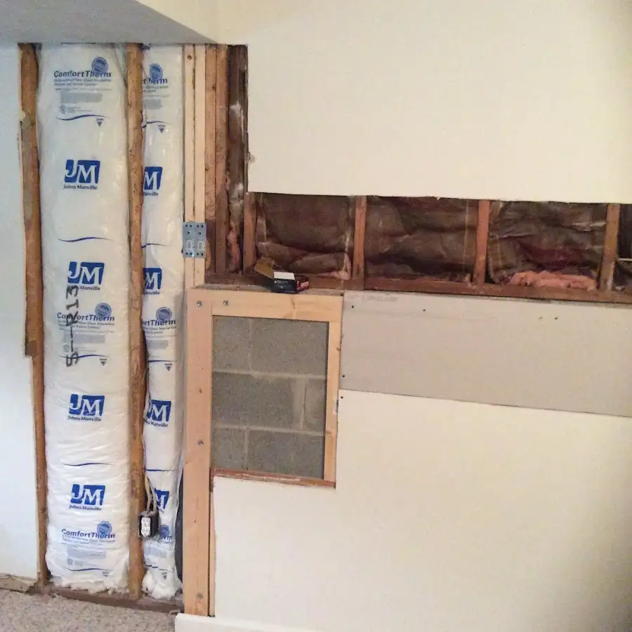 Wall insulation replacement during Structural Drying in Galloway